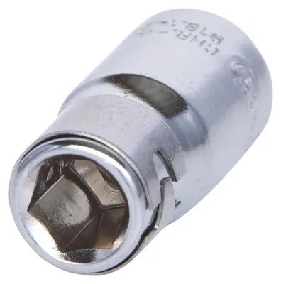 Immagine prodotto di KS TOOLS 1/4" CHROMEplus adattatore per punte da 1/4" con anello di bloccaggio - 918.1422