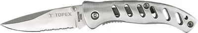 Image de TOPEX Couteau pliant multi-usages, lame 80 mm, pliable