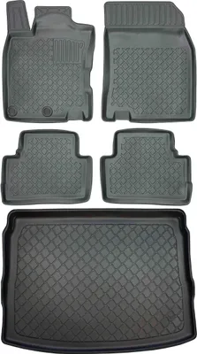 Productafbeelding van Nissan Qashqai II SUV, vanaf 02.2014, set: vloermatten + mat voor de bagageruimte