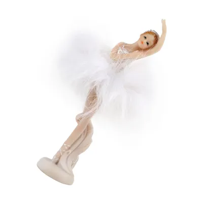 Image de Statue décorative raffinée représentant des danseuses de ballet, cadeau artisanal, décoration d'intérieur (037)