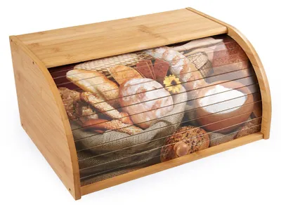 Obrázok produktu pre Bambusový chlebník s vekom
