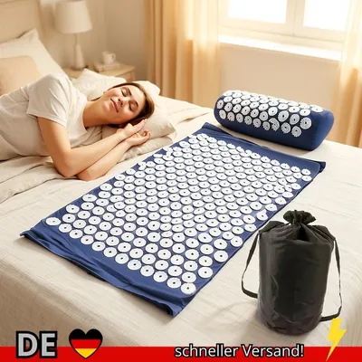 Produktbild von Massagekissen Massage Yoga-Matte Akupressur Lindert Schmerzen Stress