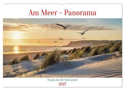 Produktbild von Am Meer - Panorama (Wandkalender 2027 DIN A2 quer), CALVENDO Monatskalender