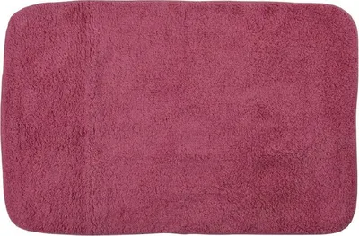 Obrázek produktu pro Koupelnová předložka – tmavě růžová – bavlna – 90 x 60 cm