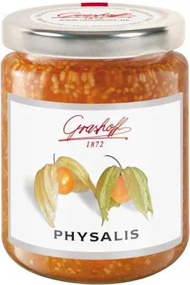 Produktbild von Grashoff Physalikonfitüre Extra kolumbianischen Physalisfrüchten 250g