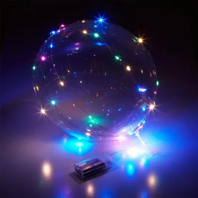 Produktbild von LED Bobo Ballons 5 Stück - Leuchtballons - Deko Ballons - LED Luftballons - Leuchtende Luftballons - LED Ballons