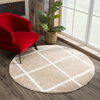 Produktbild von Teppich MADRID 1358 BEIGE 80x80 RUND