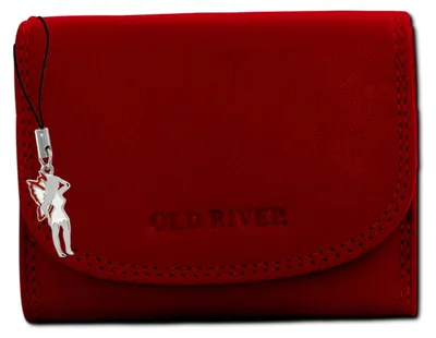 Image de Portefeuille en cuir rouge Old River D2OPD321R