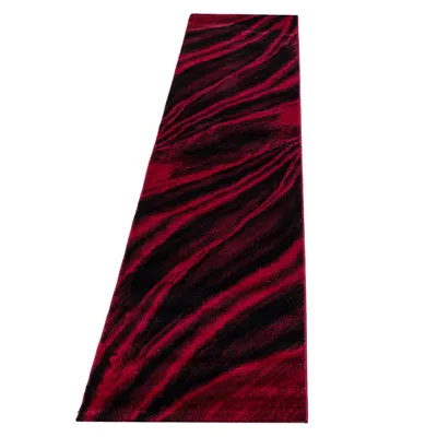 Produktbild von Miami Wüste teppich kurzflor läufer 80x300cm rot