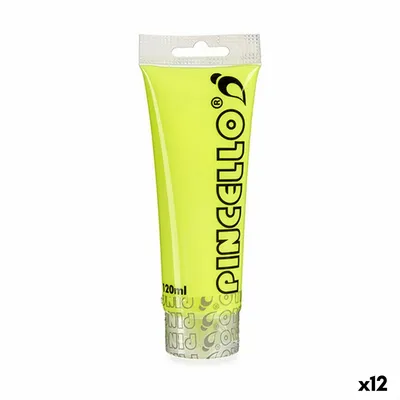 Obrázek produktu pro Akrylová malba neonově žlutá 120 ml (12 kusů)