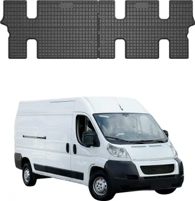 Image de Tapis de Sol pour Citroen Jumper 2006-2016 Caoutchouc Noir