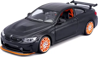 Produktbild von Maisto 31246M - Modellauto - BMW M4 GTS (matt-schwarz, Maßstab 1:24) Spielzeugauto Modell Auto