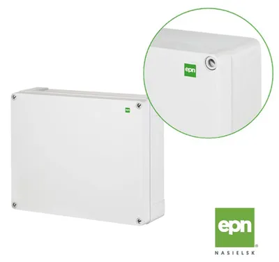 Imagen del producto de Caja industrial IP55 IP65, carcasa vacía, cuadro de control, color gris claro