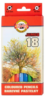 Obrázek produktu pro Koh-i-noor souprava pastelek JUMBO/Krajina 18 ks
