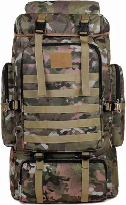 Produktbild von Großer Wanderrucksack, Outdoor-Camping-Rucksack, Segeltuch, Trekking