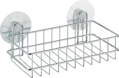 Produktbild von WENKO Bad Dusche Korb Regal Hänge ohne bohren Ablagen Chrom OSIMO Accessoires