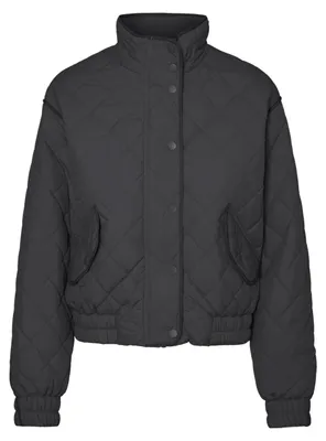 Productafbeelding van VERO MODA Dames VMVILMA Korte jas, gewatteerde jas, asfaltkleur, maat M