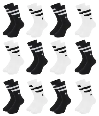 Imagen del producto de Set de 12 pares de calcetines deportivos para niños
