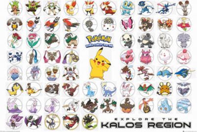 Pokemon - Pokémon - Poster - Kalos Region