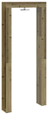 Obrázek produktu pro vidaXL Venkovní sprcha 226 cm, impregnované borové dřevo a nerezová ocel