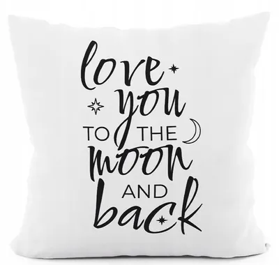 Produktbild von Markizeta LOVE MOON Dekorative Kissenhülle aus Velours