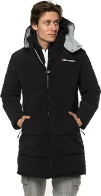 Zdjęcie produktu dla Champion Kurtki Script Logo Back Padded Hooded, 216734KK001NBK, Rozmiar: 178