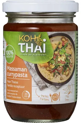 Obrázek produktu pro Koh Thai Massaman Curry Paste 225g – aromatická thajská kořenící pasta