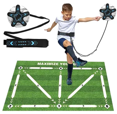 Productafbeelding van Voetbal trainingsmat, 90 x 60 cm, antislip, stootdempende