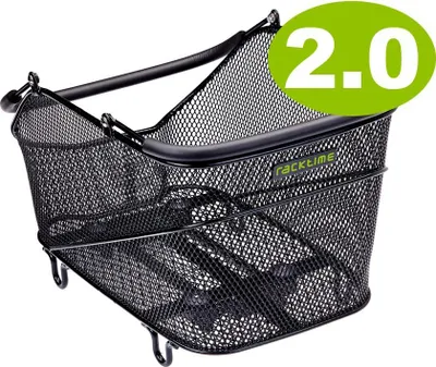 Zdjęcie produktu dla racktime BaskIt, Tylne, Kosz rowerowy, Czarny, 20 l, 10 kg, 388 mm