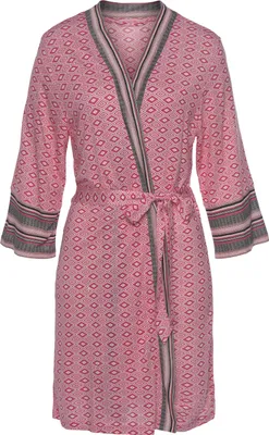 Produktbild von Vivance Dreams by Lascana Kimono pink gemustert Größe 40/42