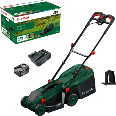 Obrázok produktu pre Bosch akumulátorová kosačka Rotak 18V-32, 18 voltov, (1x)