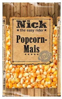 Produktbild von Nick Popcorn-Mais 500 G Packung  Süß oder salzig Knabberei Vegetarisch Vegan
