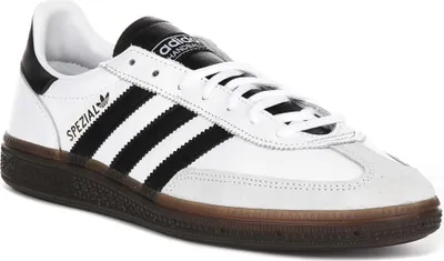 Produktbild von Adidas Handball Spezial In White Black Leather – 5.5 UK - 38 2/3 EU - 6 US / White Black
