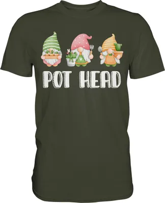 Produktbild von Kaktus Gartenzwerge Gärtner T-Shirt – Urban Khaki / S