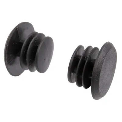 Produktbild von M-wave Fit Lenkerstopfen Schwarz  Schwarz One Size