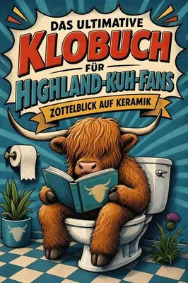 Produktbild von Das ultimative Klobuch für Highland-Kuh-Fans