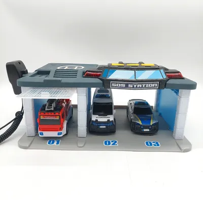 Produktbild von Dickie Toys Rettungsstation Spielset Polizei Feuerwehr Lichtrettungswagen Aktion;DickieToys Rettungsstation Spielset Polizei Feuerwehr Lichtrettungswagen Aktion