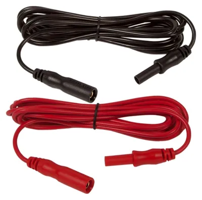 Verlängerkabelset für Multimeter, 2x3 m, 4-mm-Bananenstecker
