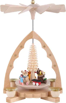 Produktbild von 1-stöckige Pyramide Bärenkinder (19cm) von Richard Glässer