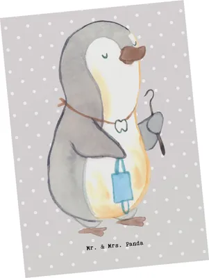 Produktbild von Mr. & Mrs. Panda bildkarte Zahnmedizinischer Fachangestellter Herz - Grau Pastell - Geschenk, Ansichtskarten, Ansichtskarte, Grußkarte, Kunstkarten, Postkarte, Postkarten