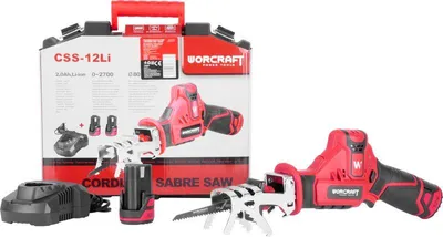 Obrázek produktu pro Worcraft CSS-12Li, 12V, 2x 2,0Ah Li-Ion, pila ocaska