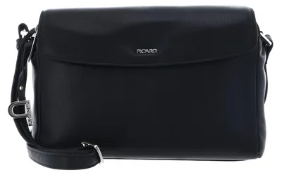 Productafbeelding van PICARD Leer schoudertas schoudertas Really Crossbody Bag Black zwart