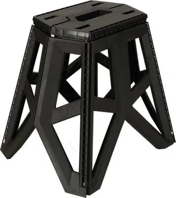 Obrázok produktu pre KIK KX3294 Skladacia kempingová stolička 39,5 cm, čierna