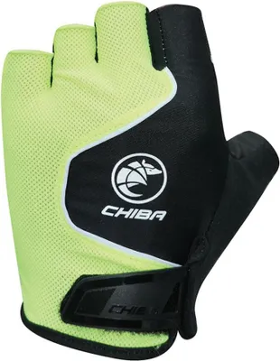 Produktbild von CHIBA Cool Air - Radhandschuhe neongelb XS, atmungsaktiv mit Gelpolsterung