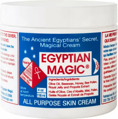 A product shot of a jar of Egyptian Magic All Purpose Skin Cream.