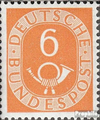 Produktbild von Briefmarken BRD (BR.Deutschland) 1951 Mi 126  postfrisch Posthorn