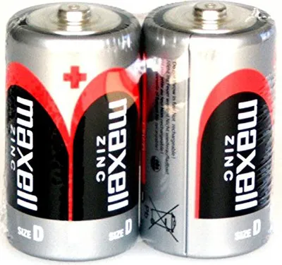 Obrázok produktu pre Maxell Super Ace, Batéria na jedno použitie, Zinkovo-uhlíkový, 1,5 V, 106 g, R20P
