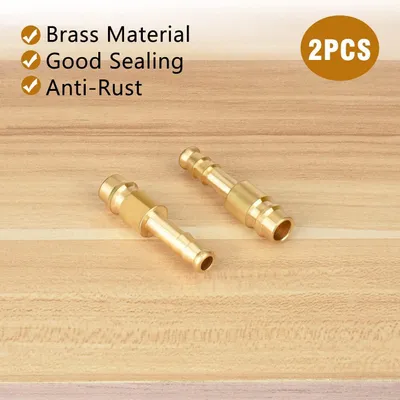 Imagen del producto de Conector de latón para aire comprimido, de 8 mm, con conector, para conexiones de aire comprimido