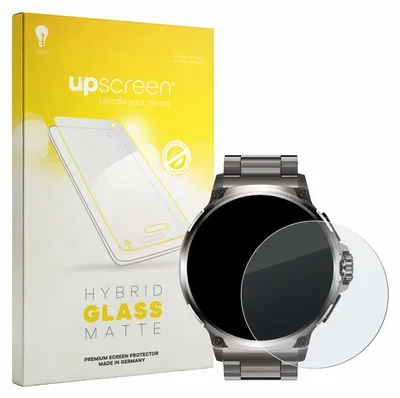 Produktbild von upscreen Entspiegelungs Schutzglas für Fosmet Smartwatch 1.92" Schutzfolie Panzer Folie Glas Display Schutz matt