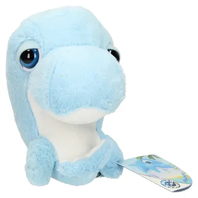 Image de Knuffel Big Head Pluche Dolfijn, 21cm